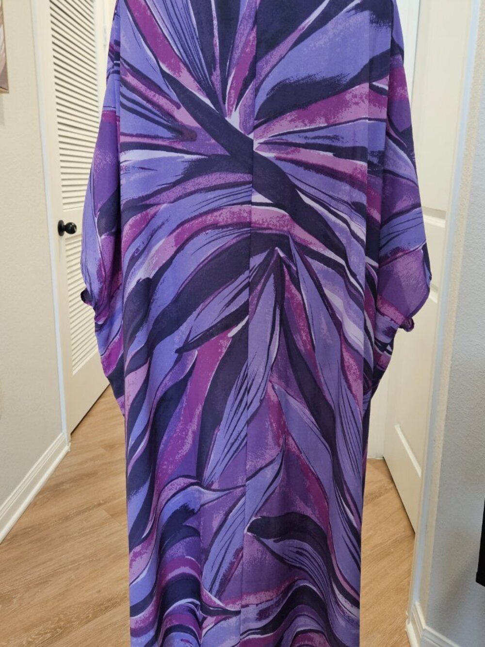 H&M Purple Abstract Print Kimono Duster | One Size/Oversized 💜 - Picture 2 of 2